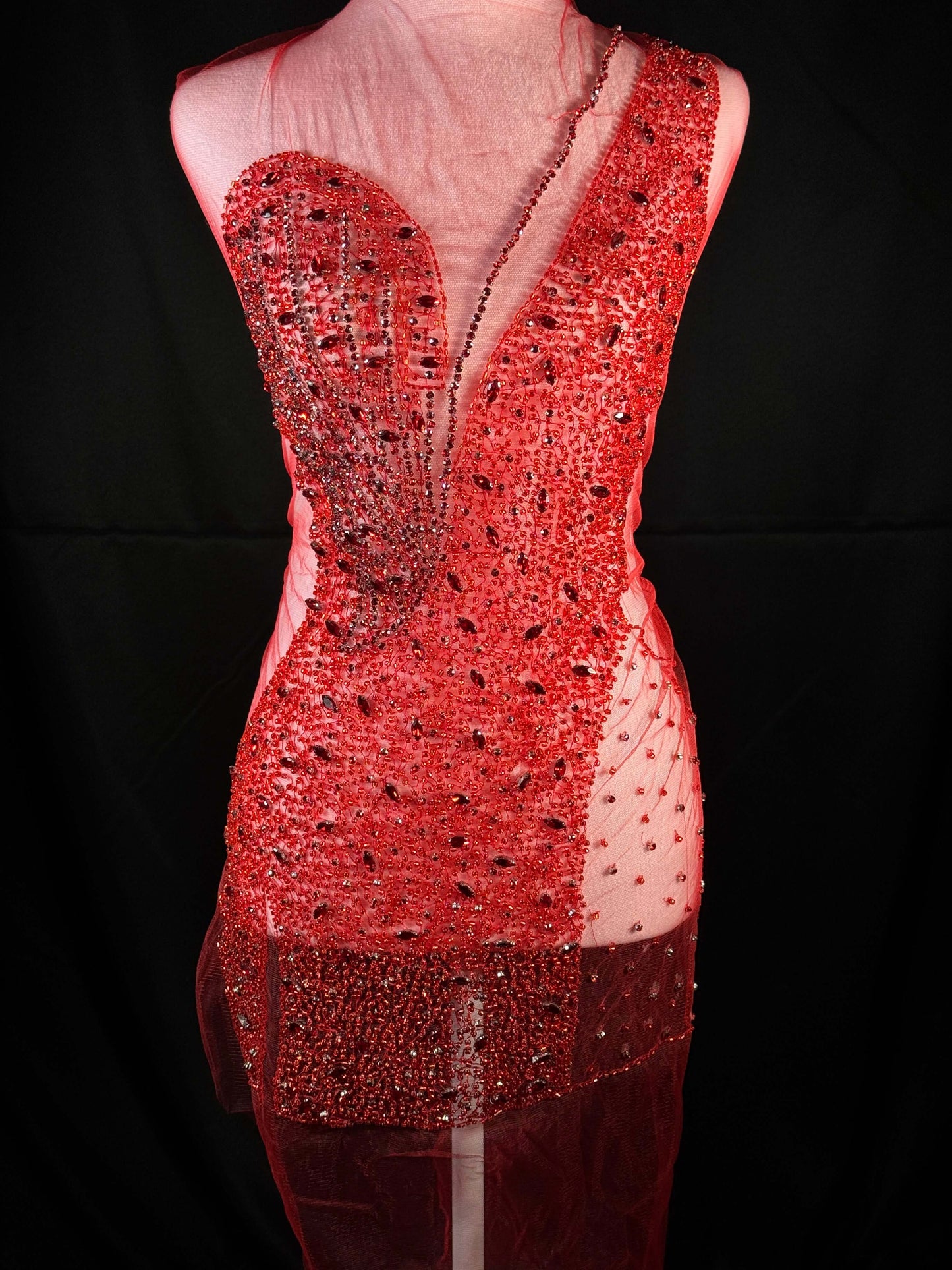 Rhinestone bodice 438