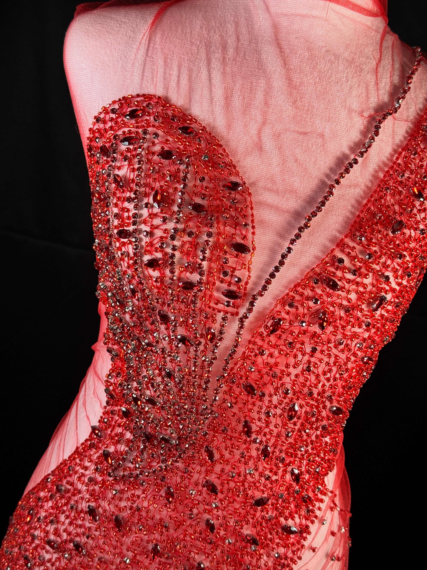 Rhinestone bodice 438