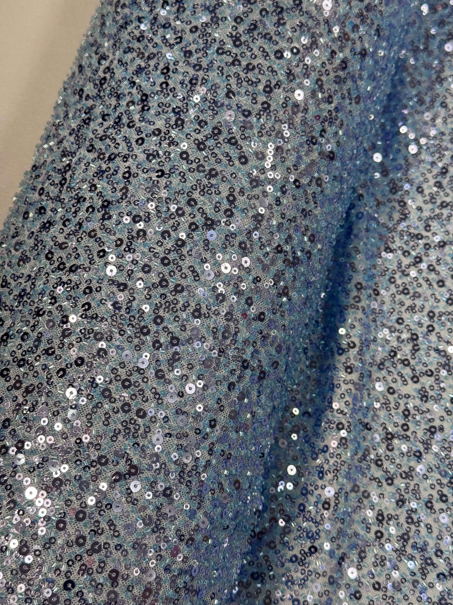 Elegant solid Sequins with beads
