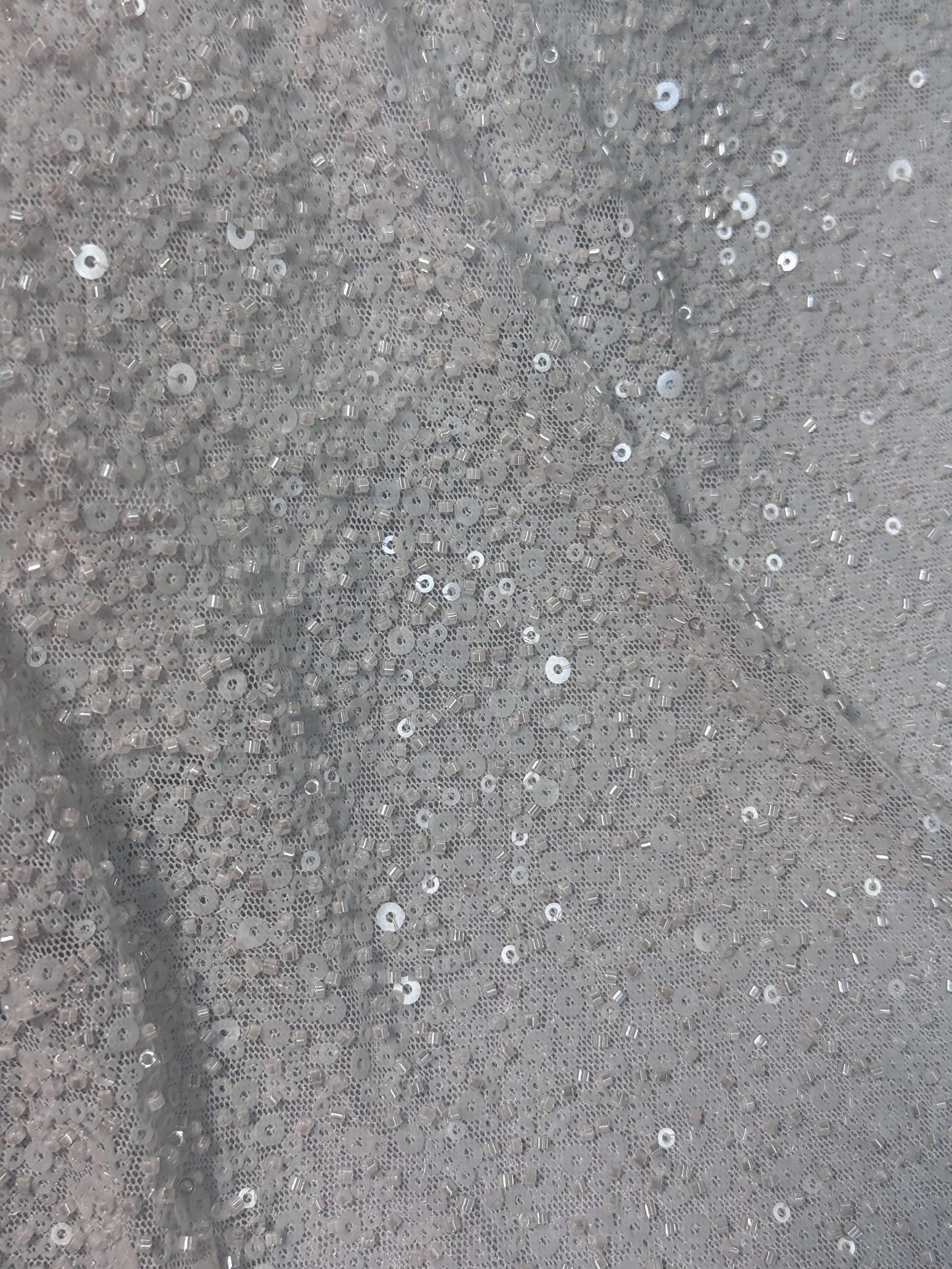Elegant solid Sequins with beads