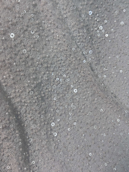 Elegant solid Sequins with beads
