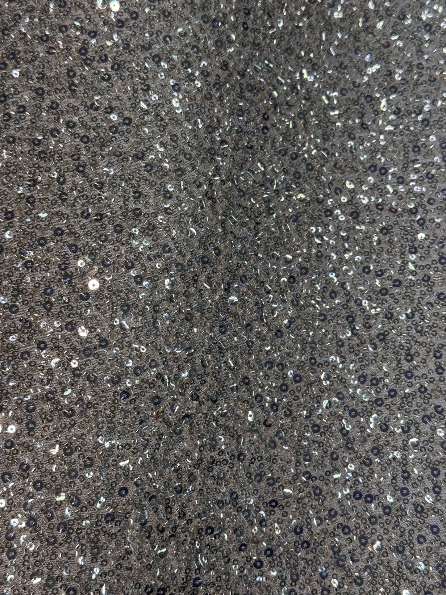 Elegant solid Sequins with beads