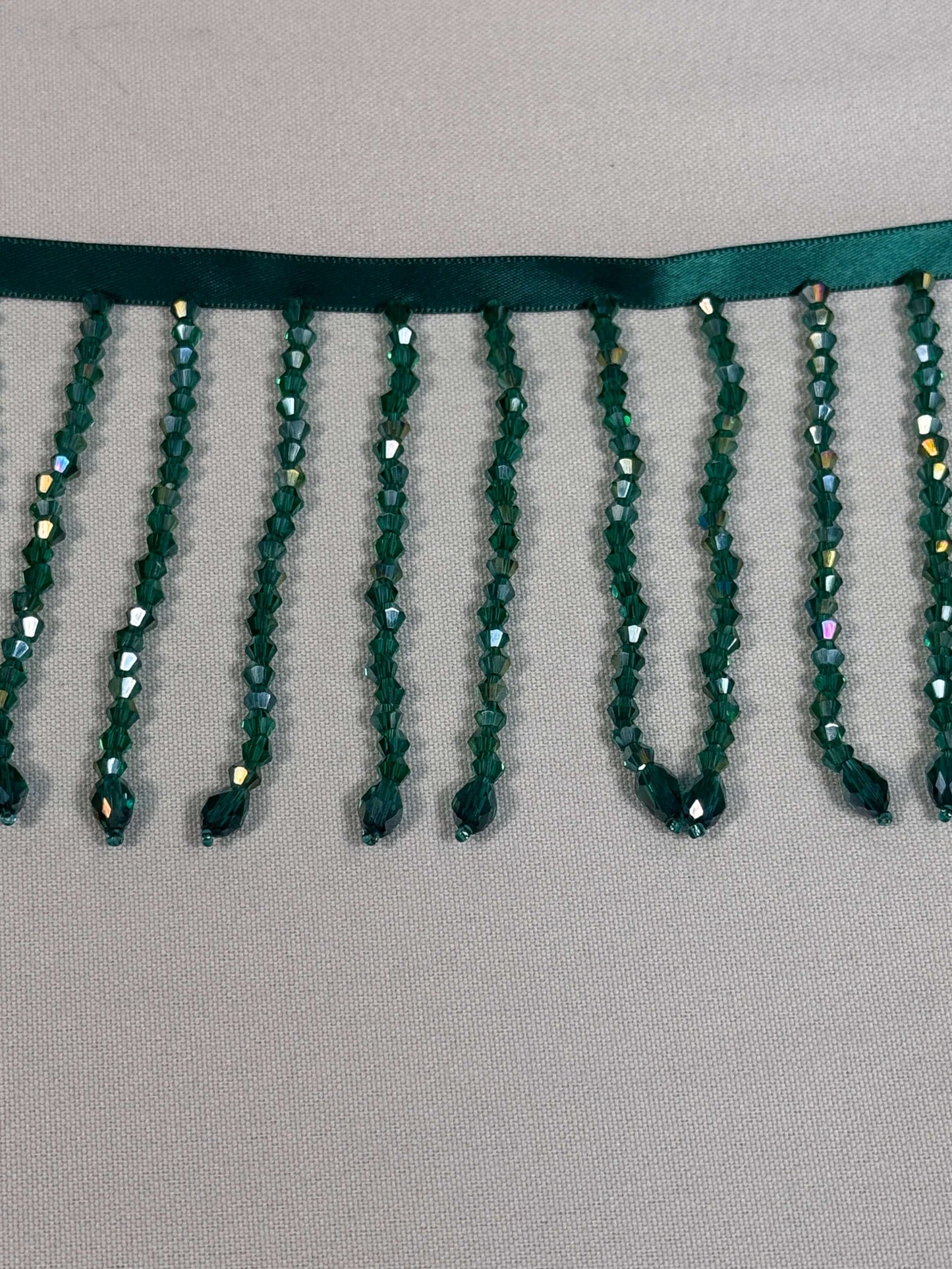 Beaded Crystal Fringe