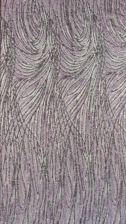 Glitter lace mesh Full elegant design