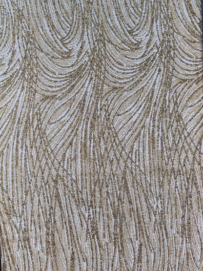 Glitter lace mesh Full elegant design
