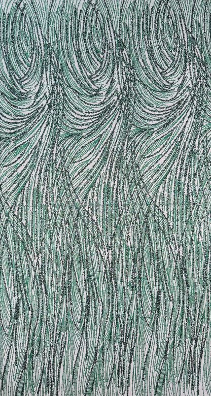 Glitter lace mesh Full elegant design