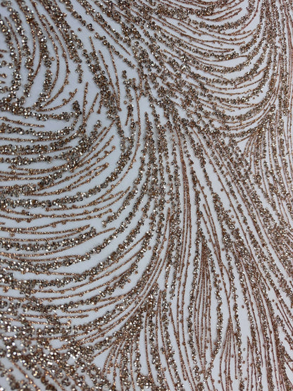 Glitter lace mesh Full elegant design