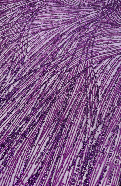 Glitter lace mesh Full elegant design