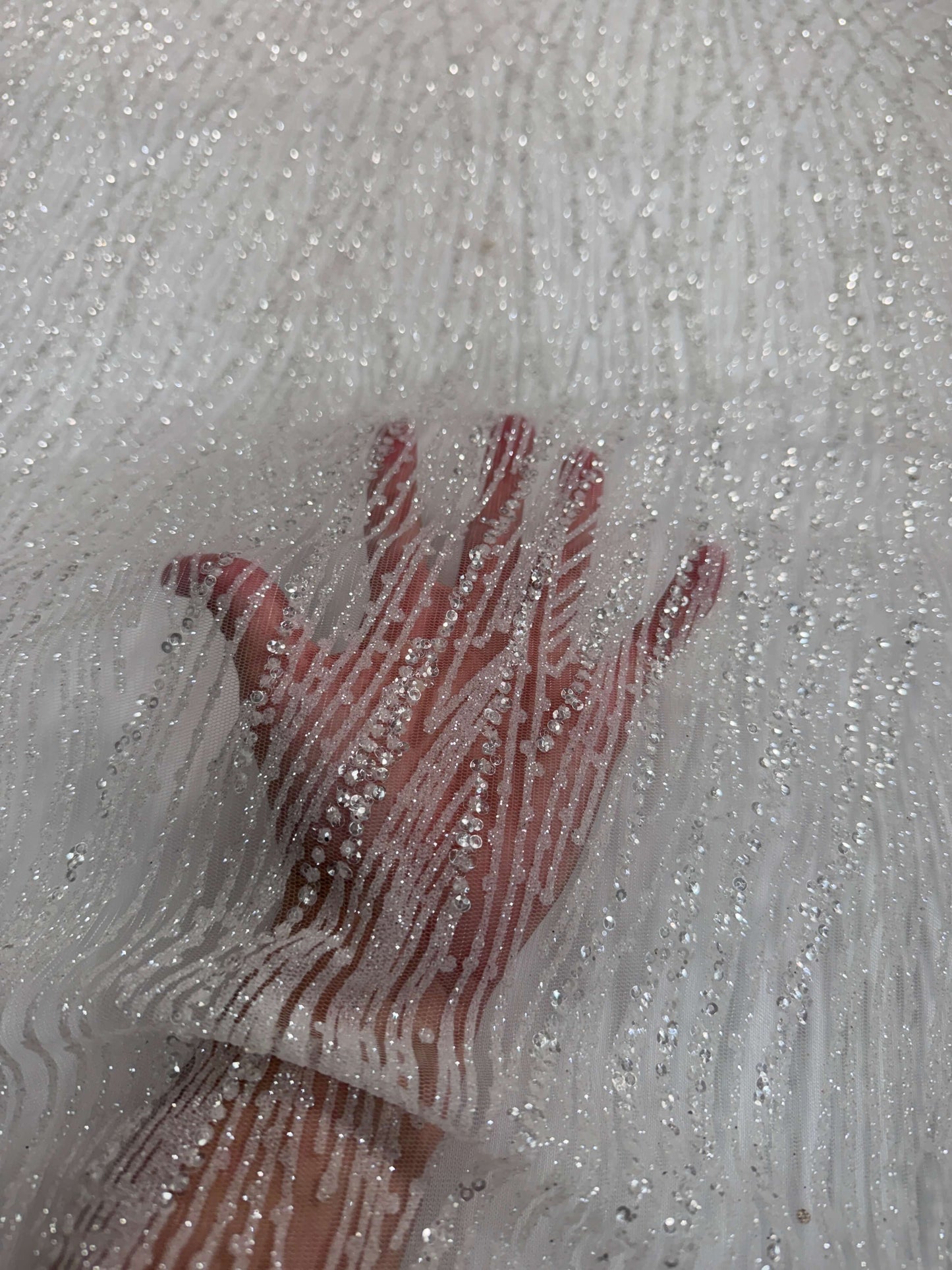 Glitter lace mesh Full elegant design