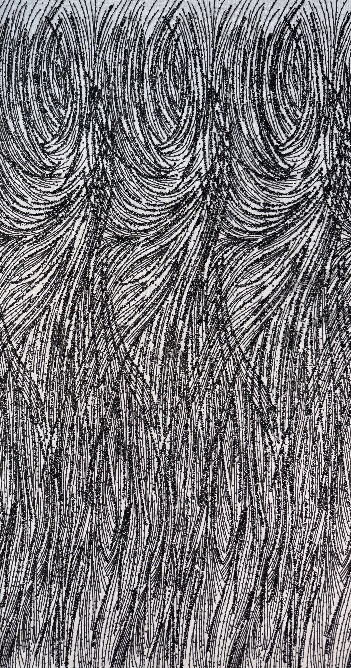 Glitter lace mesh Full elegant design