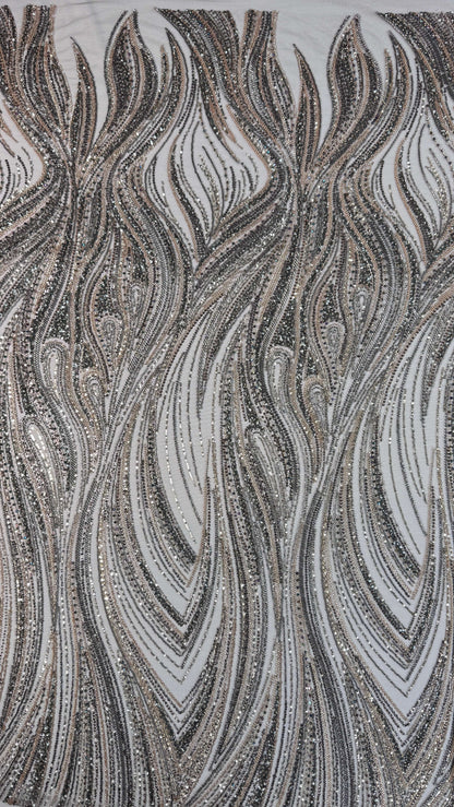 Fire Beaded Lace