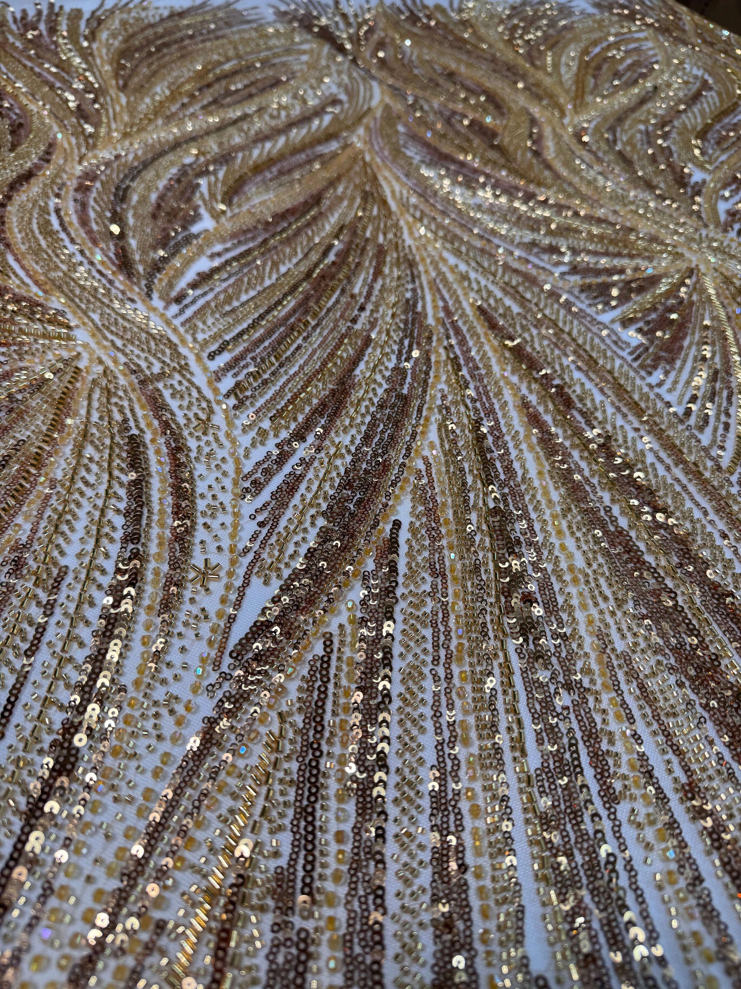 Simple Full Beaded Lace