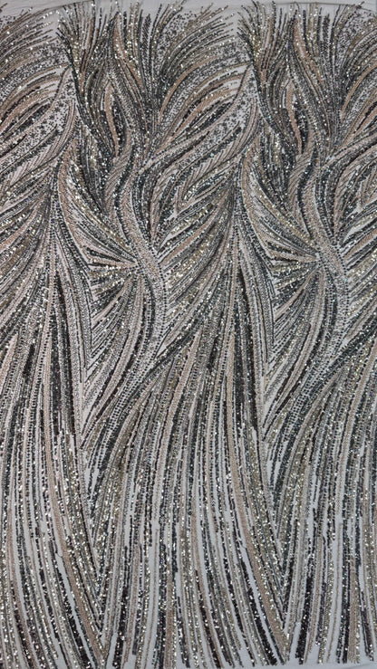 Simple Full Beaded Lace