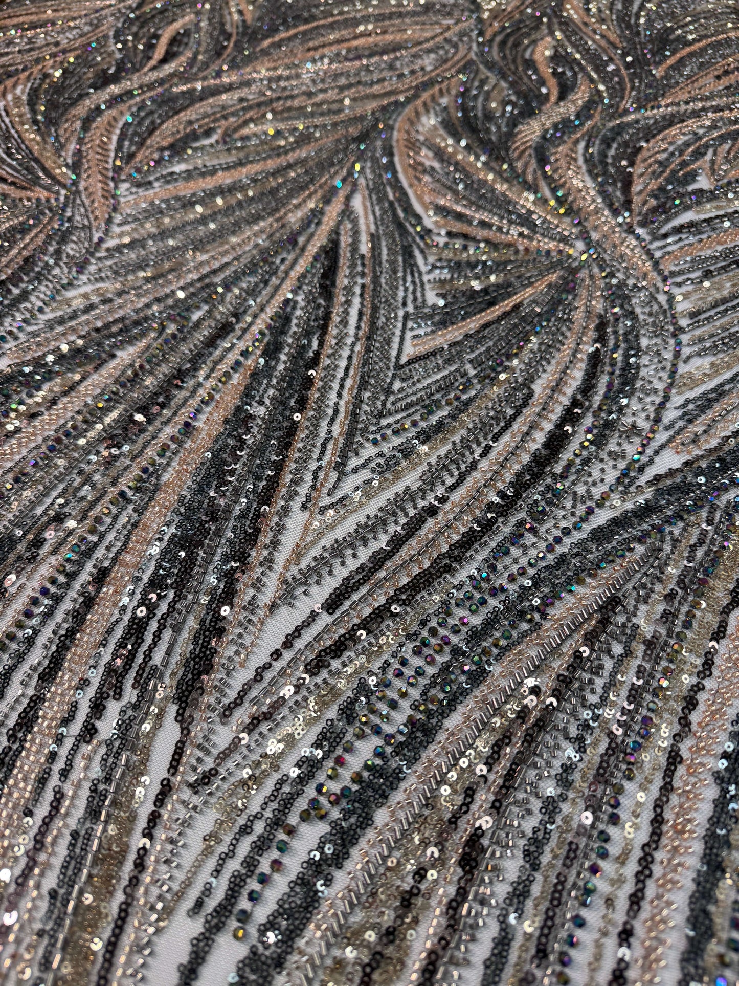Simple Full Beaded Lace