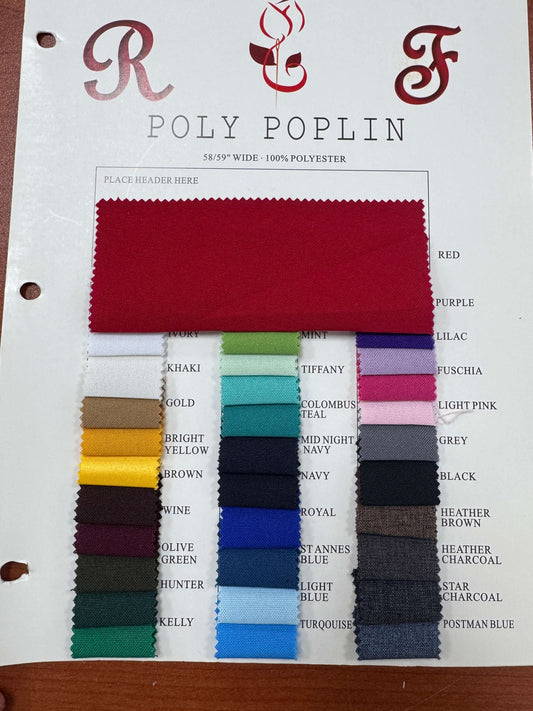 Poly Poplin/ Tropical