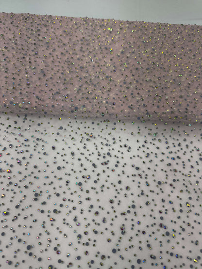Rhinestone Invisible Mesh
