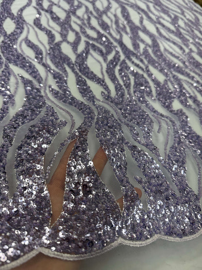 Flame Beaded Lace