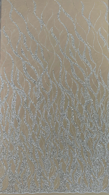 Flame Beaded Lace