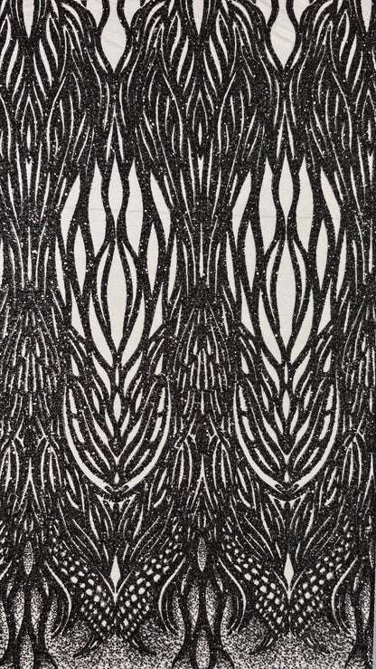 Full design beaded Lace