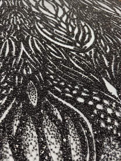 Full design beaded Lace