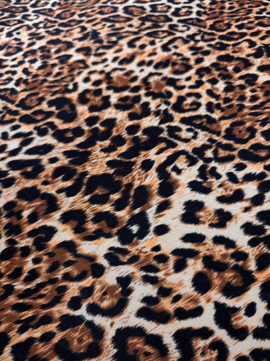 Stretch Velvet Animal Print- Cheetah, Jaguar, Leopard