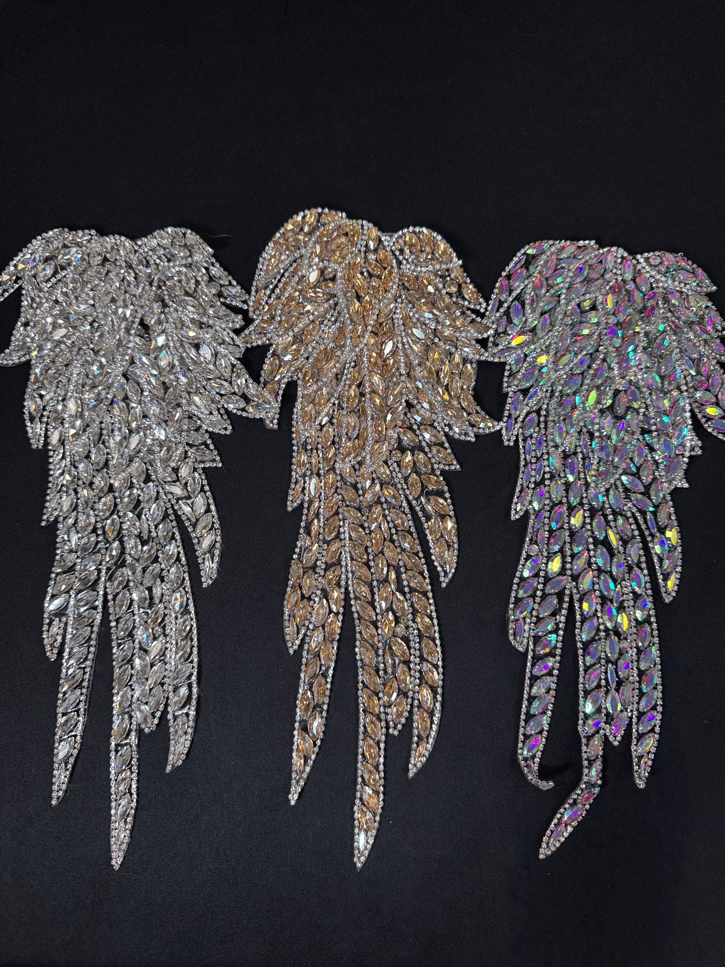 Wing Rhinestone Applique