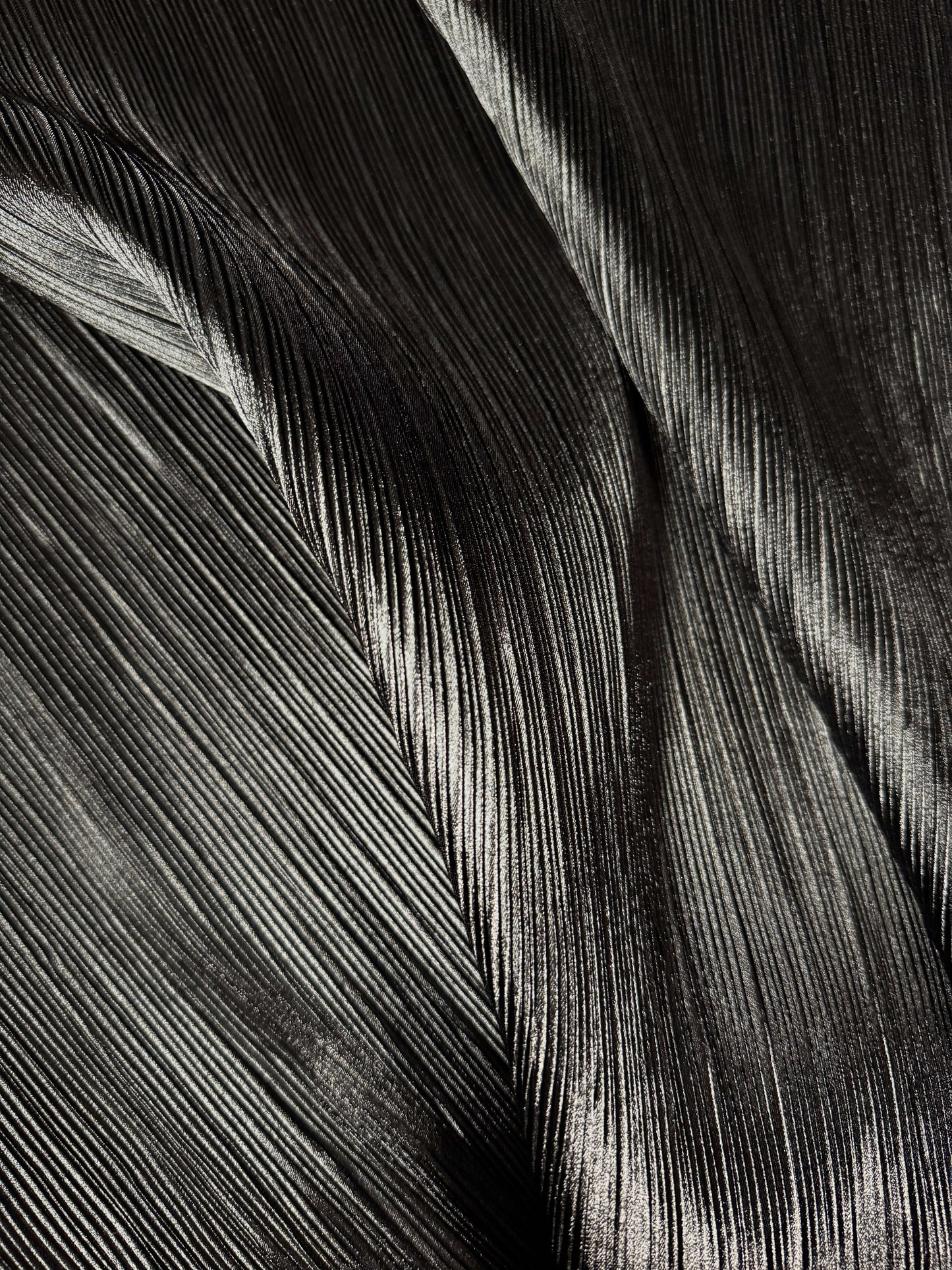 Pleated Liquid Organza