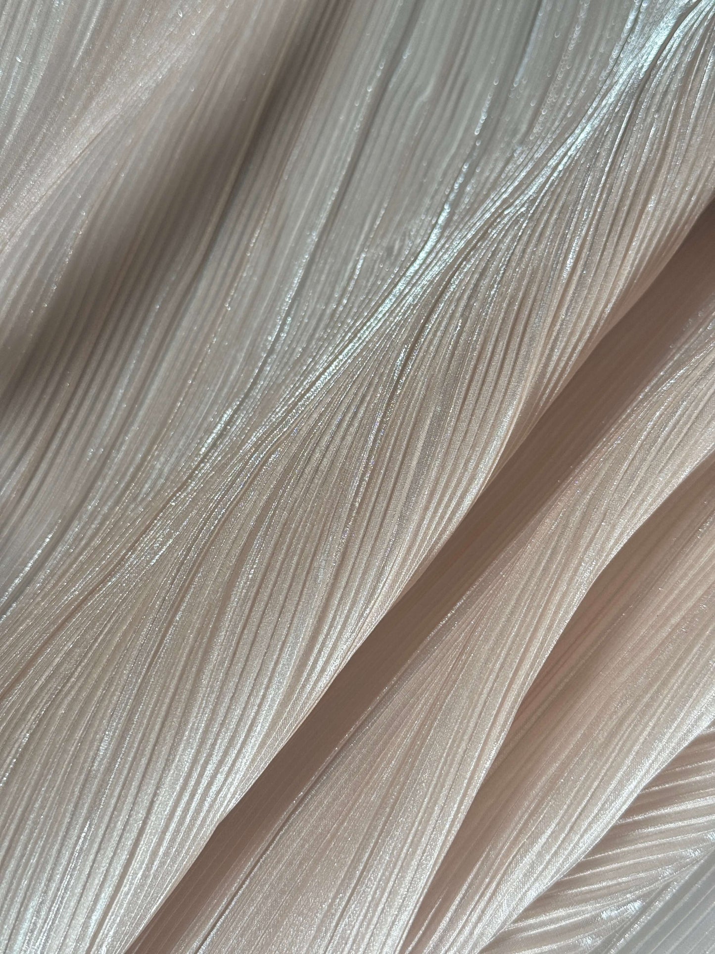 Pleated Liquid Organza
