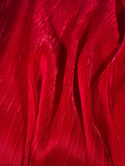 Pleated Liquid Organza
