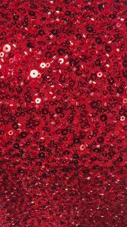 Elegant solid Sequins with beads