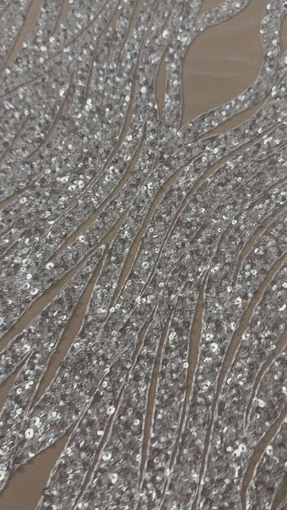 Full design beaded Lace