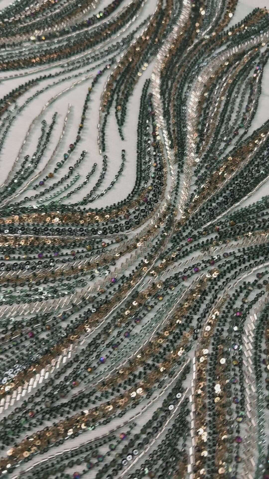 Fire Beaded Lace