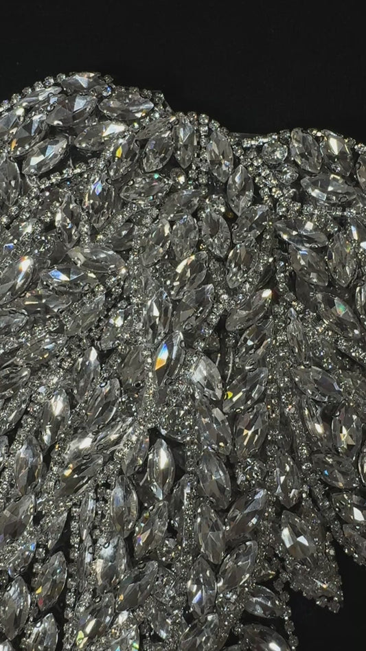 Wing Rhinestone Applique