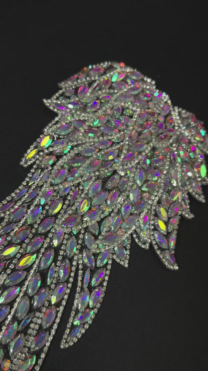 Wing Rhinestone Applique