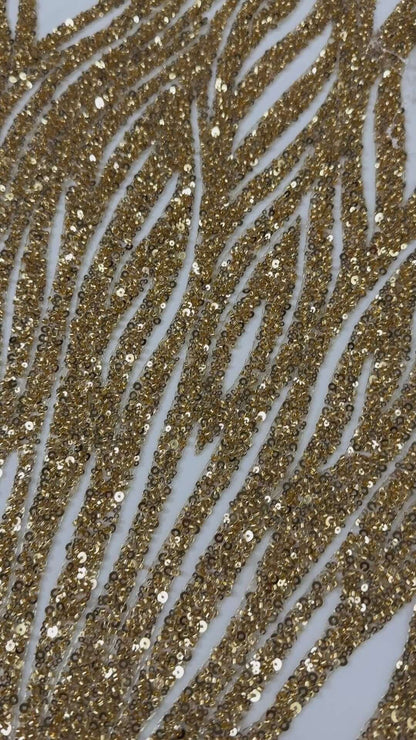 Full design beaded Lace