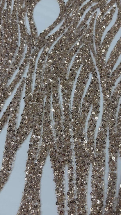 Full design beaded Lace