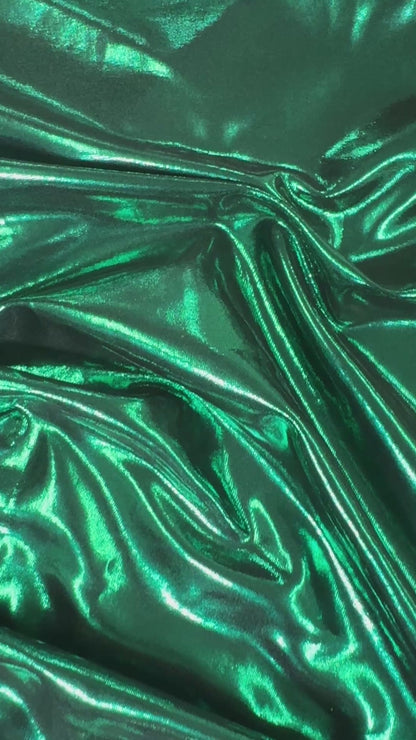 Metallic Stretch Spandex Liquid Lame