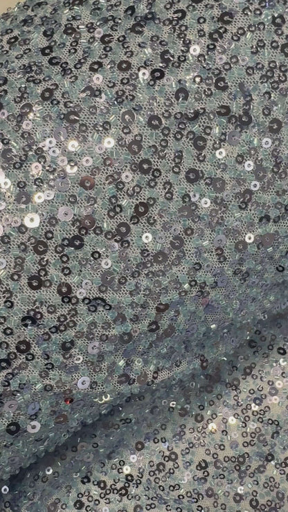 Elegant solid Sequins with beads