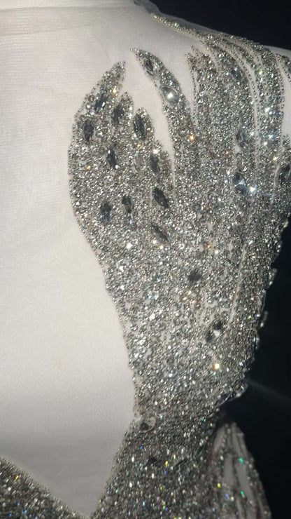 Rhinestone bodice 449-1