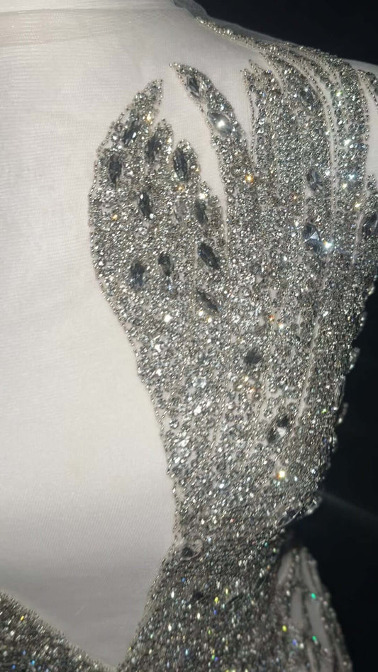 Rhinestone bodice 449-1