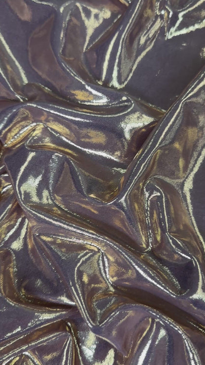 Metallic Stretch Spandex Liquid Lame