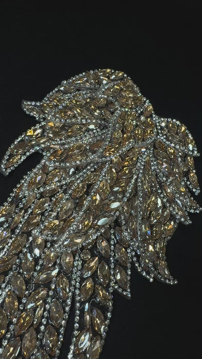 Wing Rhinestone Applique