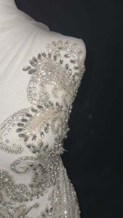 Rhinestone bodice 406